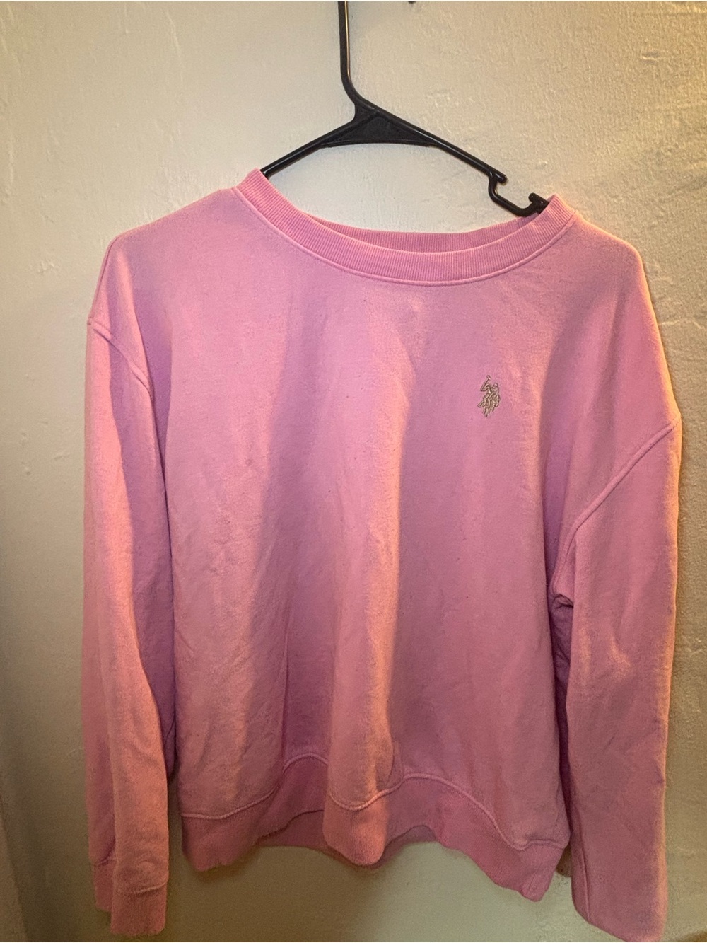 Pink Crewneck Sweater - Casual Pullover